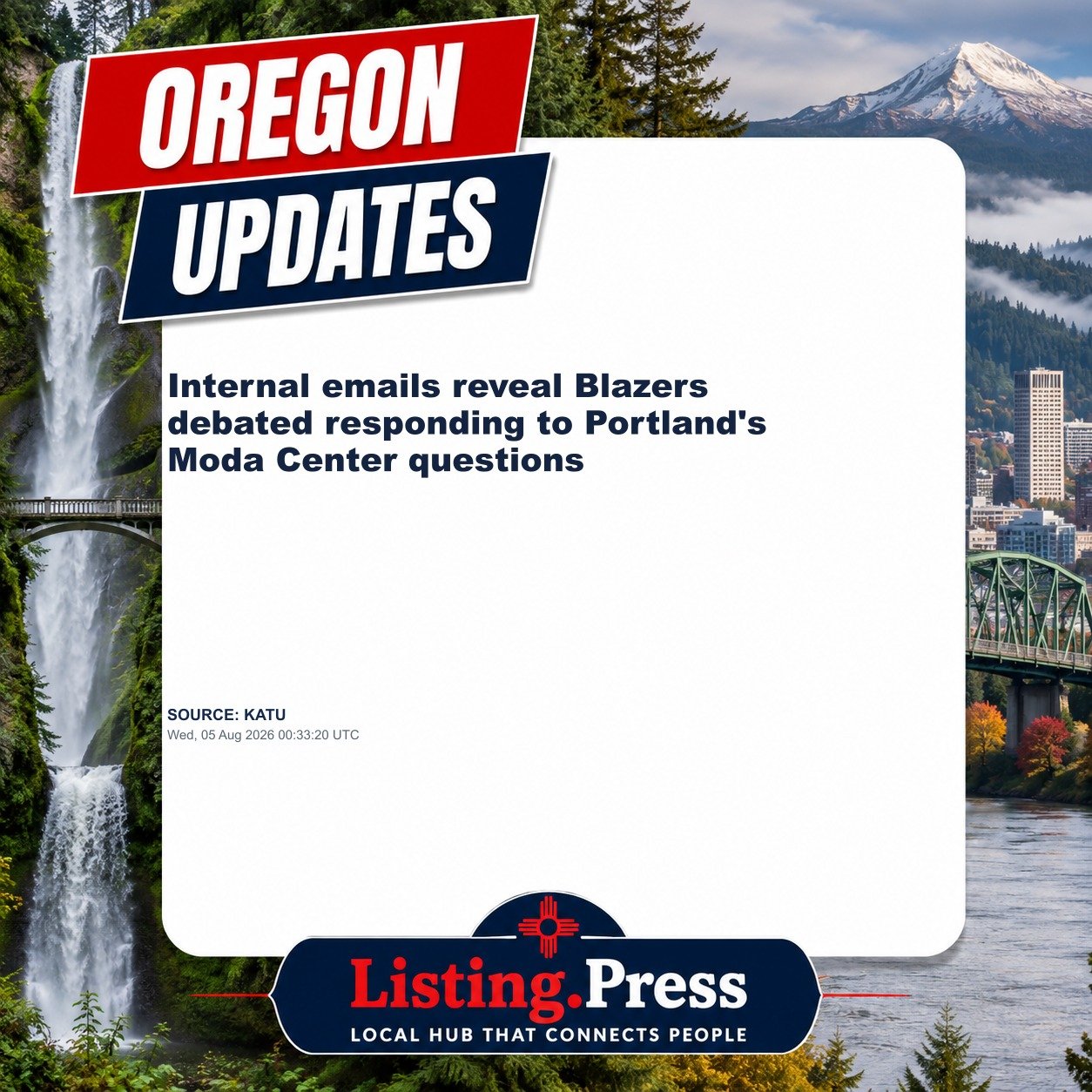 Internal emails reveal Blazers debated responding to Portland's Moda Center questions