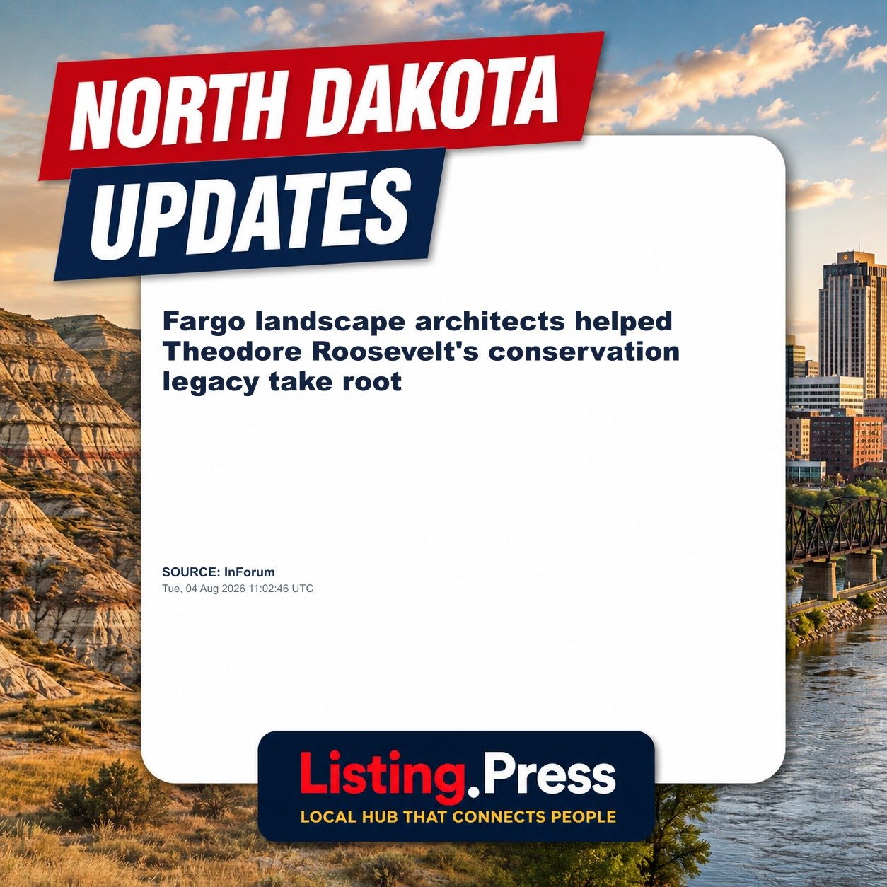 Fargo landscape architects helped Theodore Roosevelt's conservation legacy take root