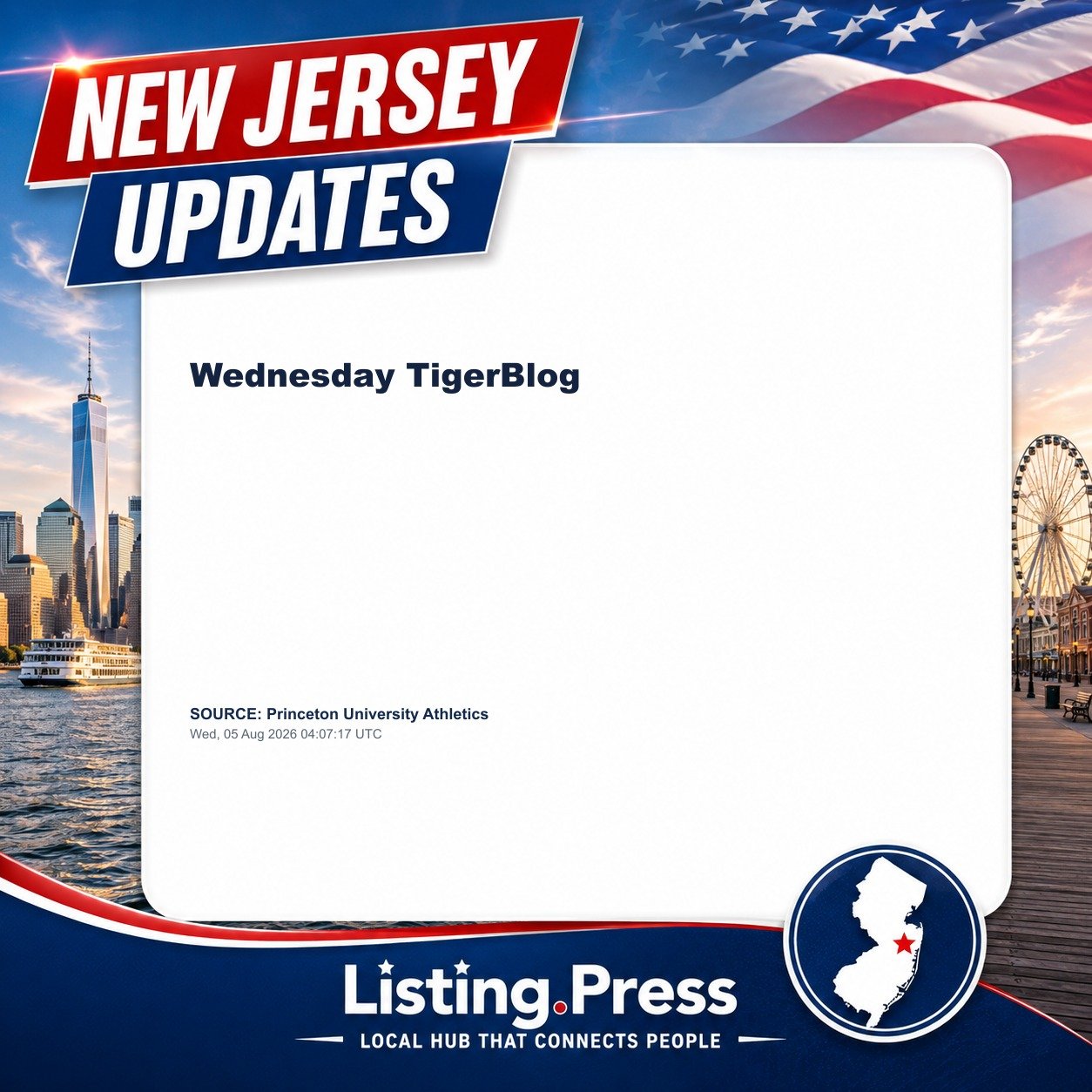 Wednesday TigerBlog