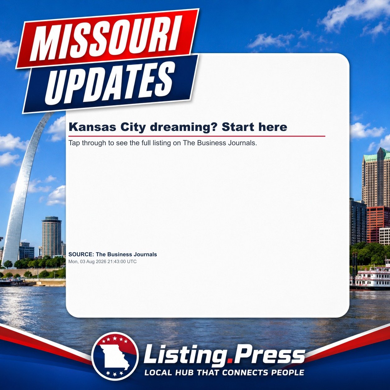Kansas City dreaming? Start here