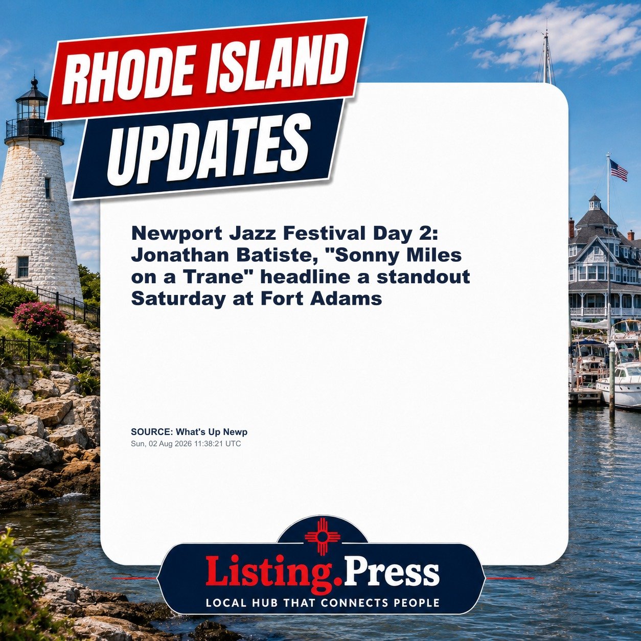 Newport Jazz Festival Day 2: Jonathan Batiste, "Sonny Miles on a Trane" headline a standout Saturday at Fort Adams