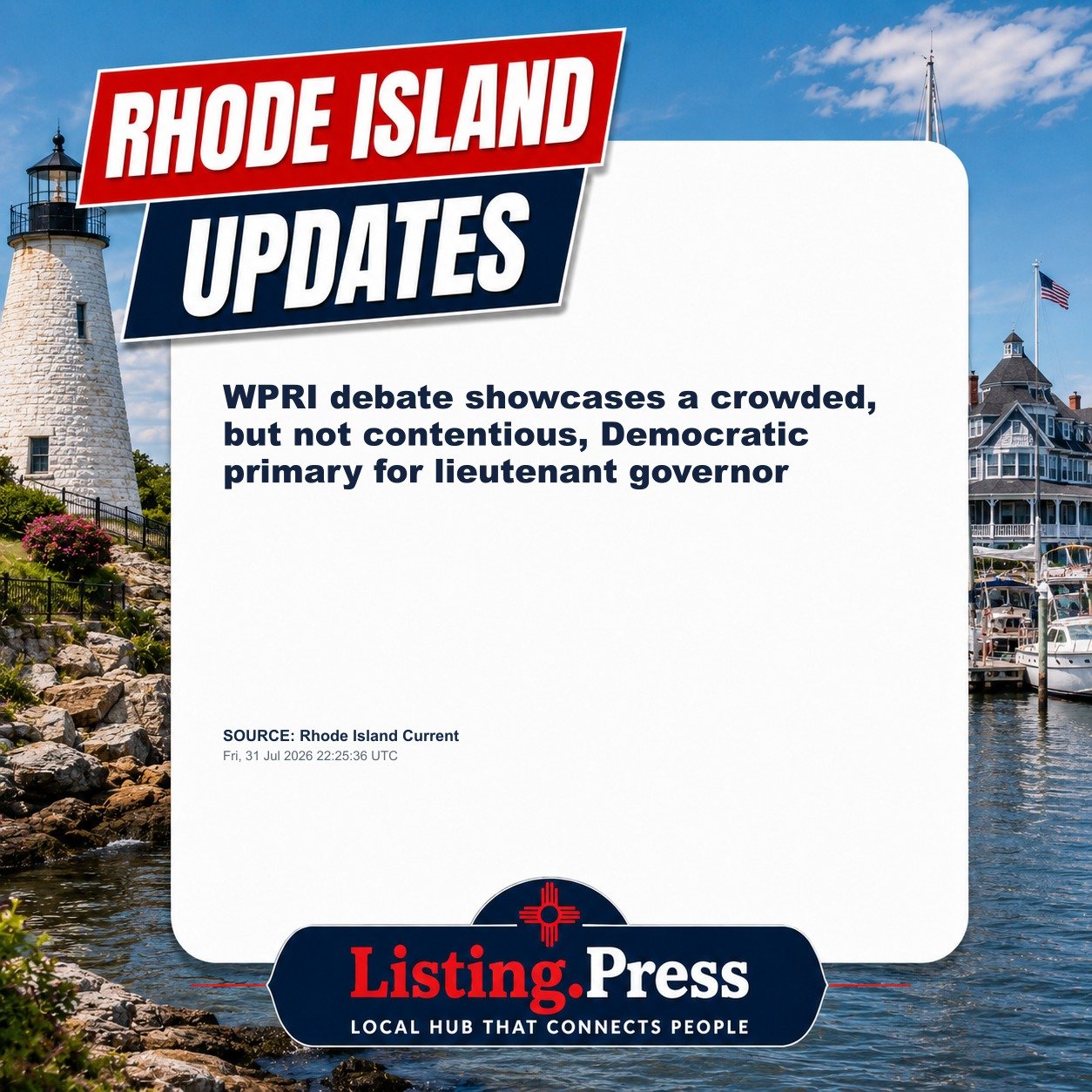 WPRI debate showcases a crowded, but not contentious, Democratic primary for lieutenant governor