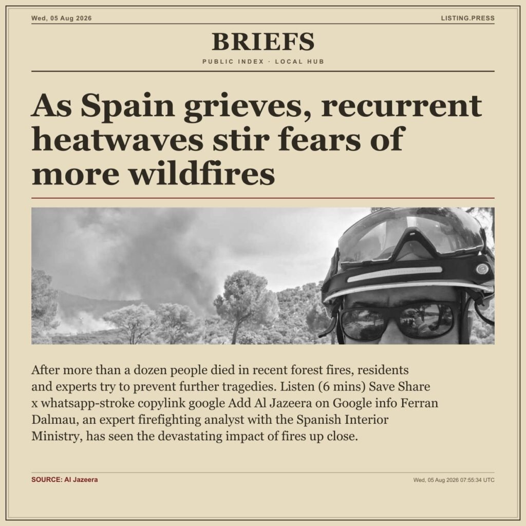 As Spain grieves, recurrent heatwaves stir fears of more wildfires