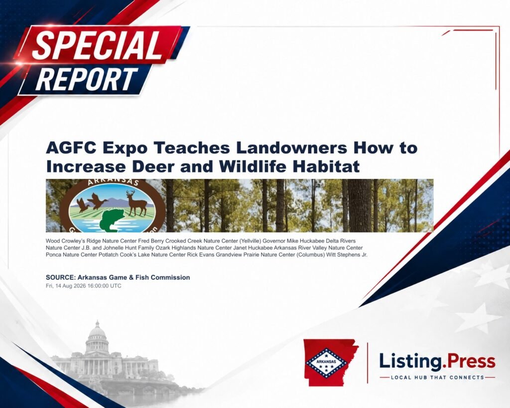 AGFC Expo Teaches Landowners How to Increase Deer and Wildlife Habitat