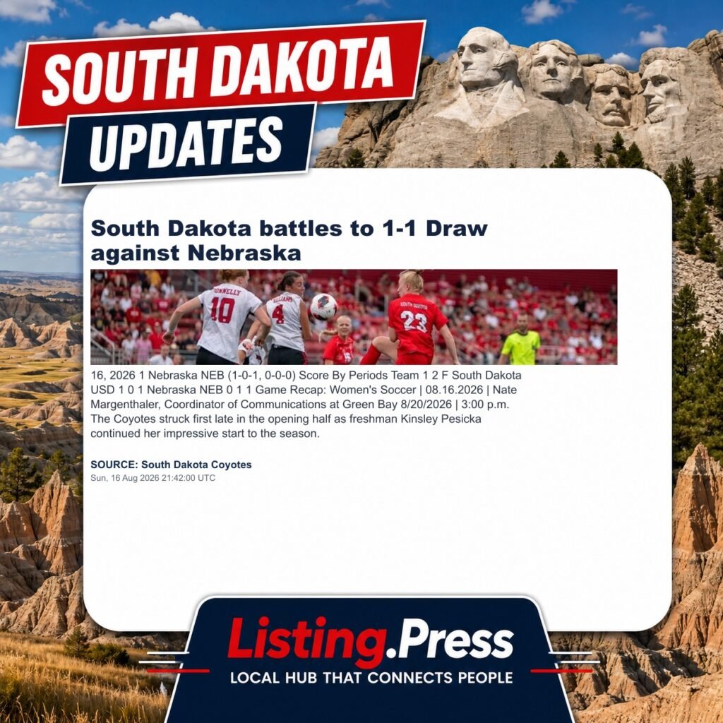 South Dakota battles to 1-1 Draw against Nebraska