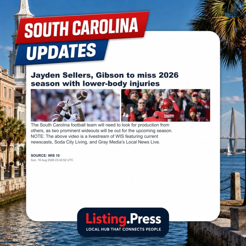 Jayden Sellers, Gibson to miss 2026 season with lower-body injuries