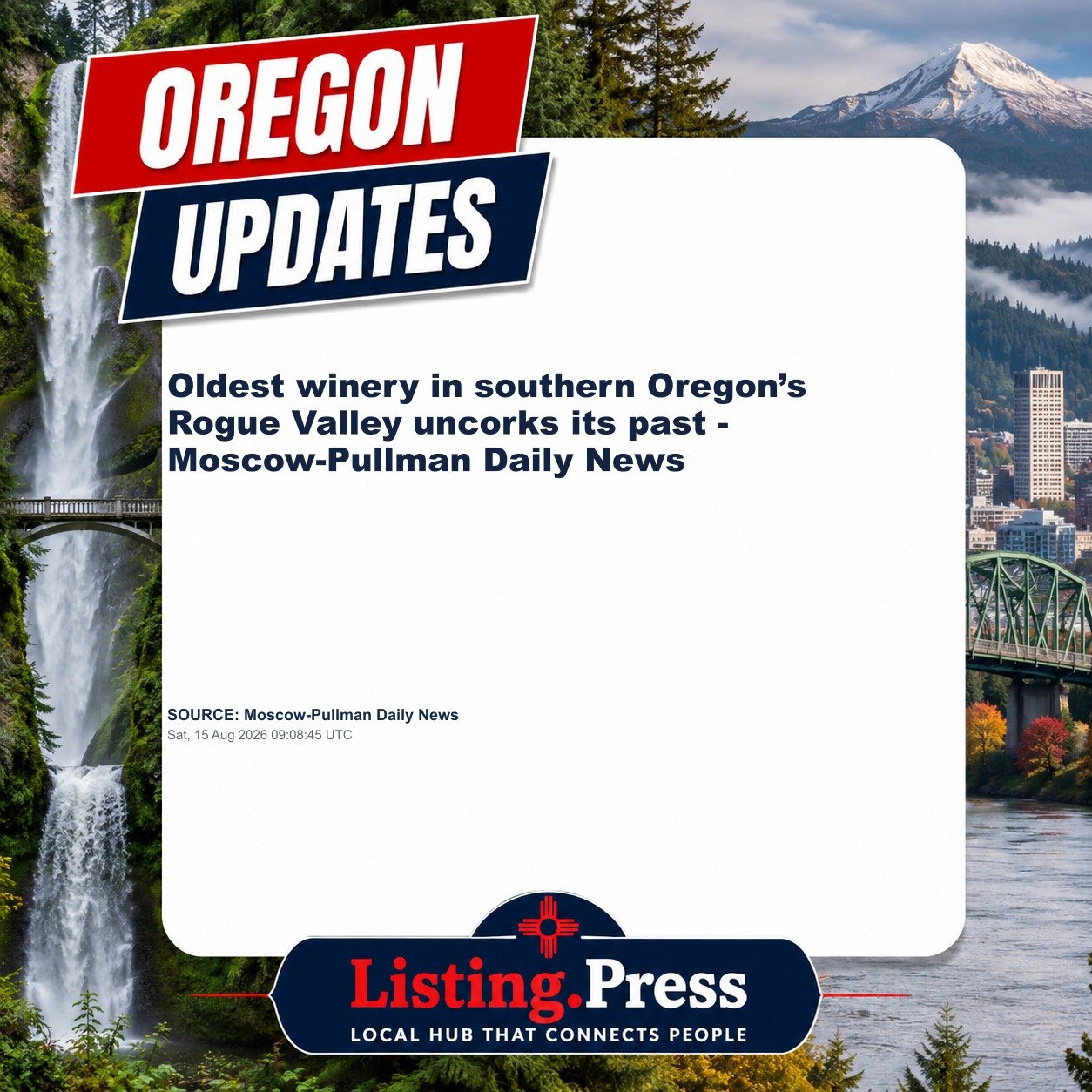 Oldest winery in southern Oregon’s Rogue Valley uncorks its past - Moscow-Pullman Daily News