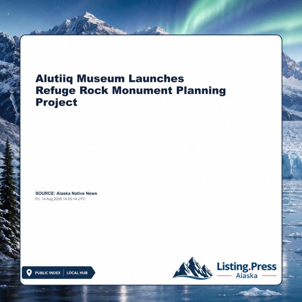 Alutiiq Museum Launches Refuge Rock Monument Planning Project