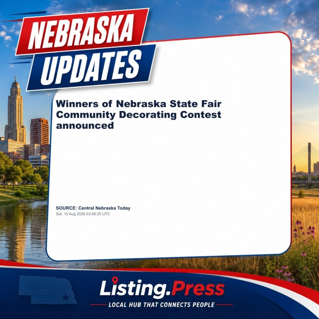 Winners of Nebraska State Fair Community Decorating Contest announced
