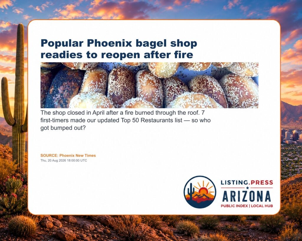 Popular Phoenix bagel shop readies to reopen after fire