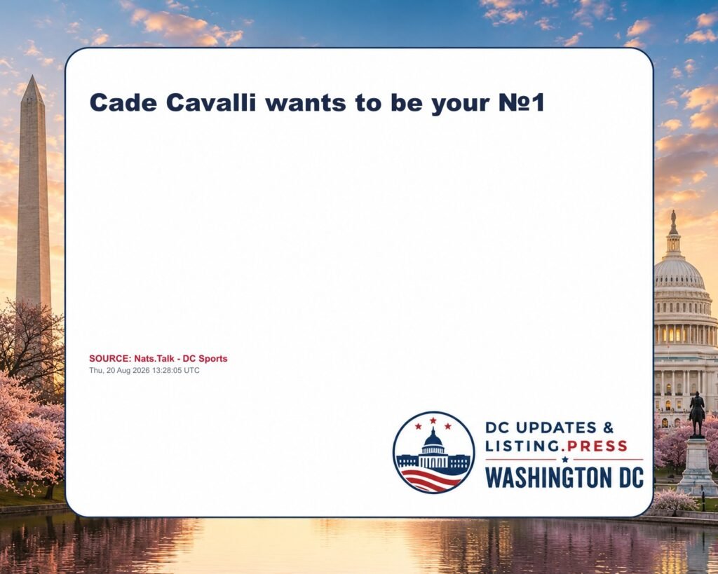 Cade Cavalli wants to be your №1