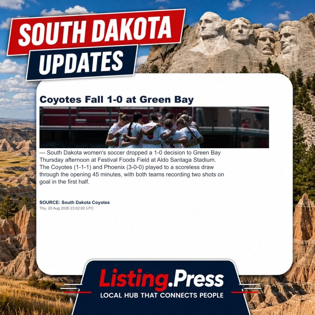 Coyotes Fall 1-0 at Green Bay