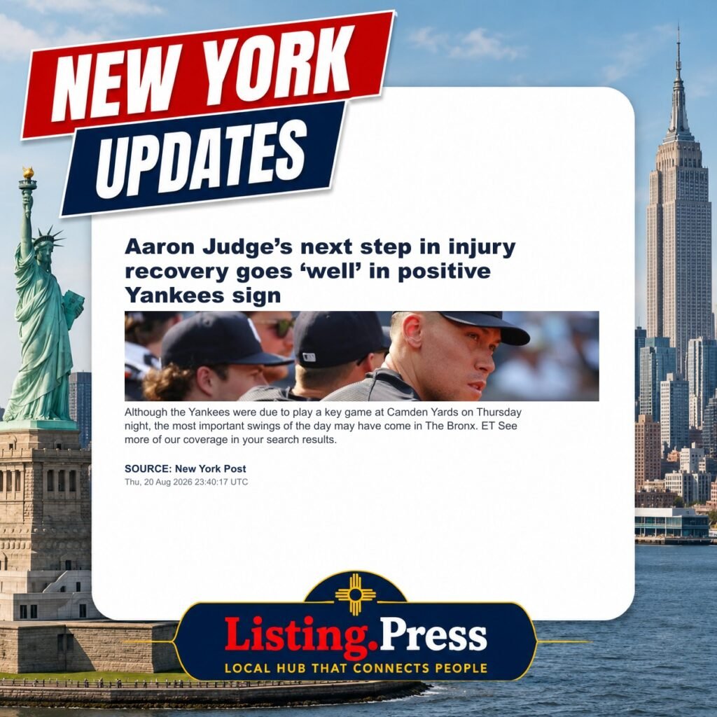 Aaron Judge’s next step in injury recovery goes ‘well’ in positive Yankees sign