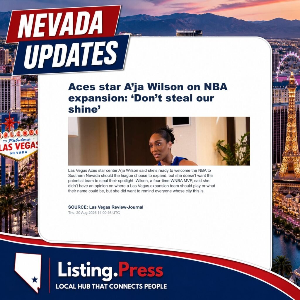Aces star A’ja Wilson on NBA expansion: ‘Don’t steal our shine’