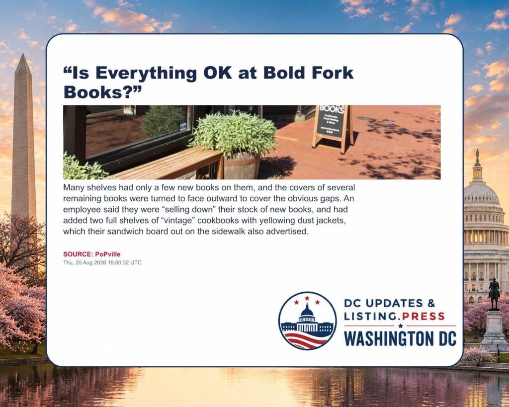 “Is Everything OK at Bold Fork Books?”