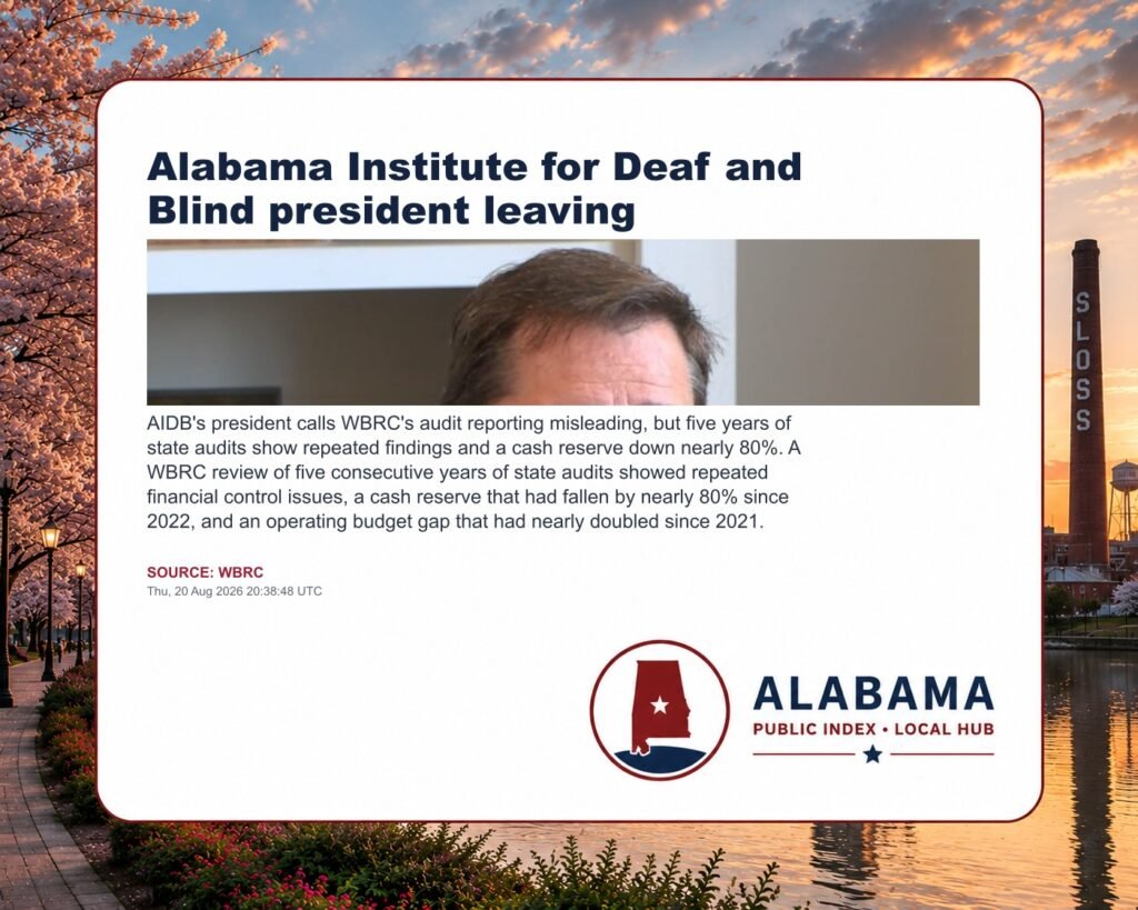 Alabama Institute for Deaf and Blind president leaving