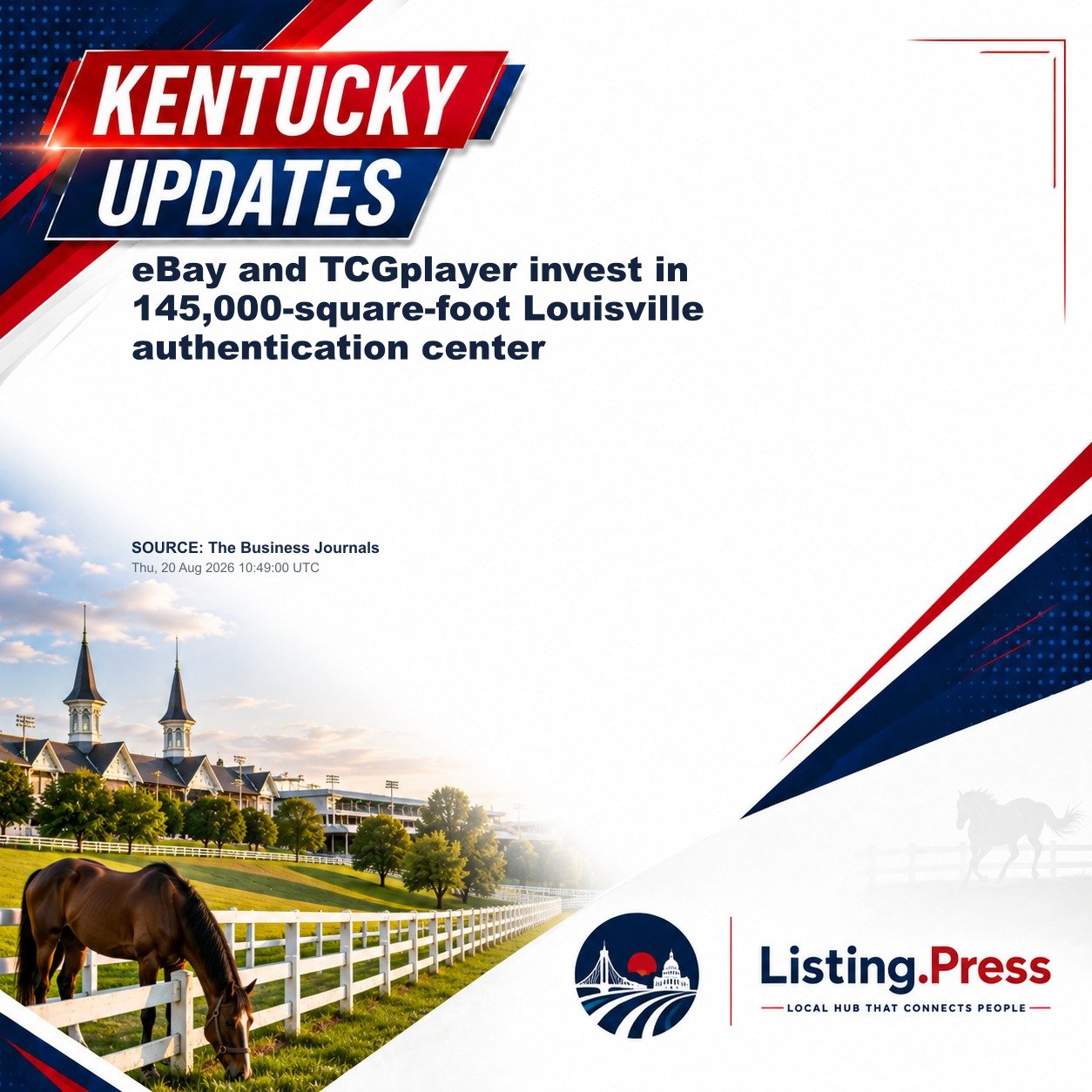 eBay and TCGplayer invest in 145,000-square-foot Louisville authentication center
