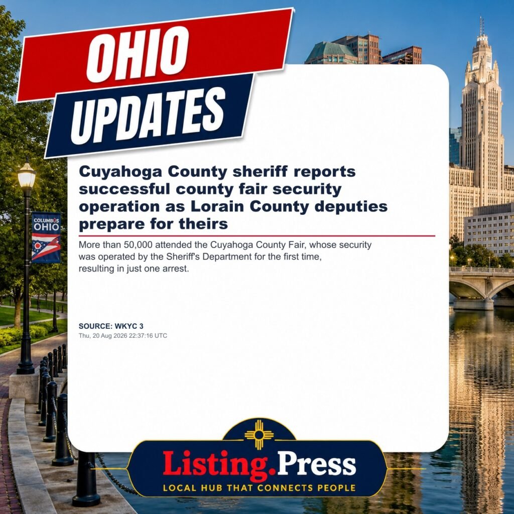 Cuyahoga County sheriff reports successful county fair security operation as Lorain County deputies prepare for theirs