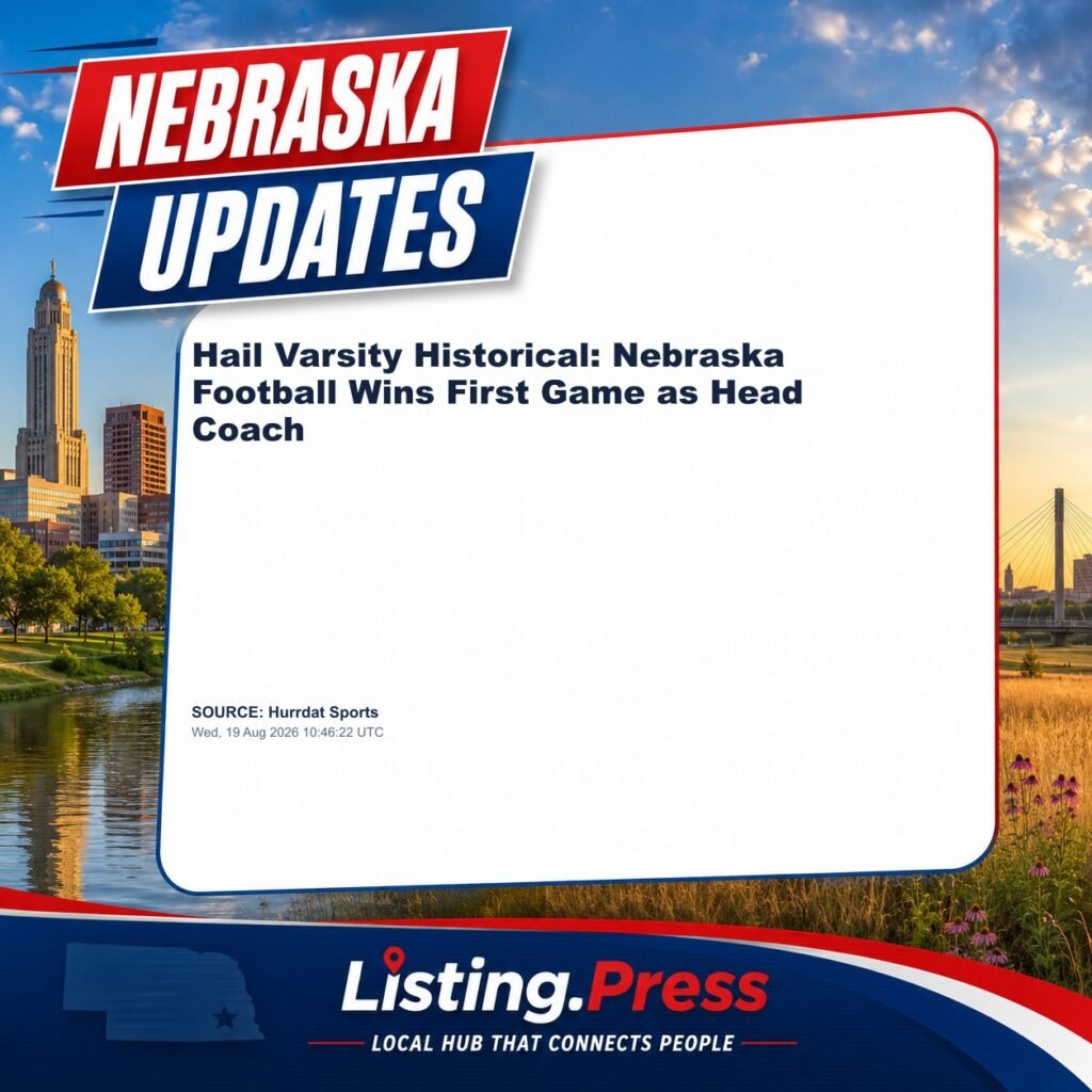 Hail Varsity Historical: Nebraska Football Wins First Game as Head Coach