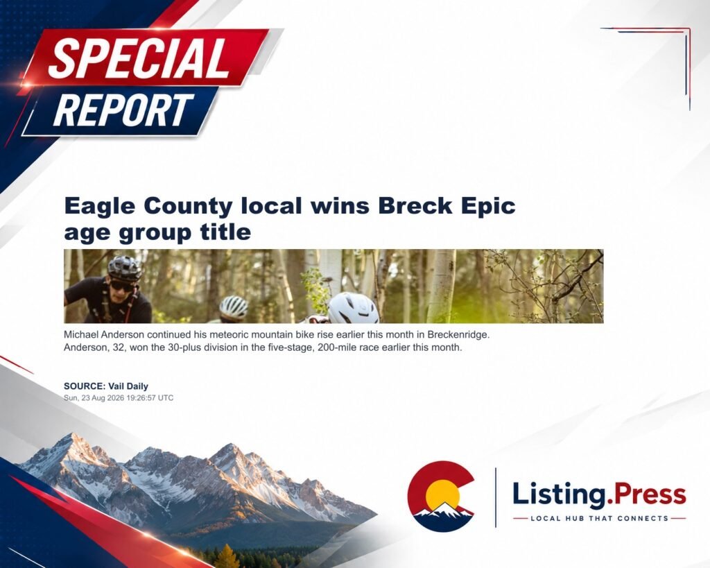 Eagle County local wins Breck Epic age group title