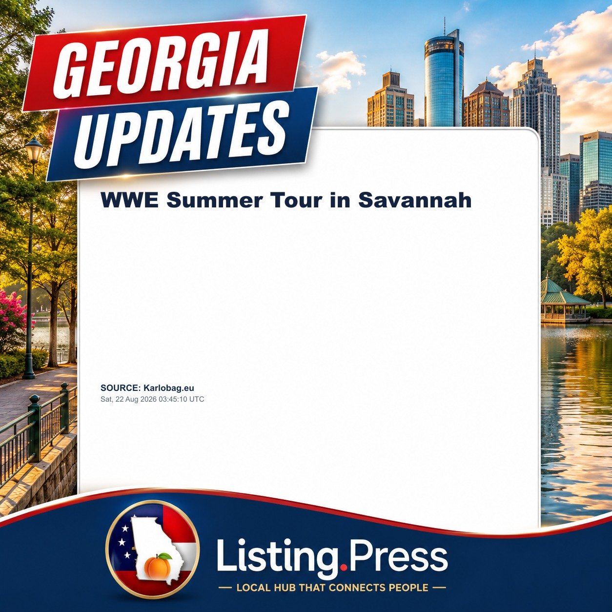 WWE Summer Tour in Savannah
