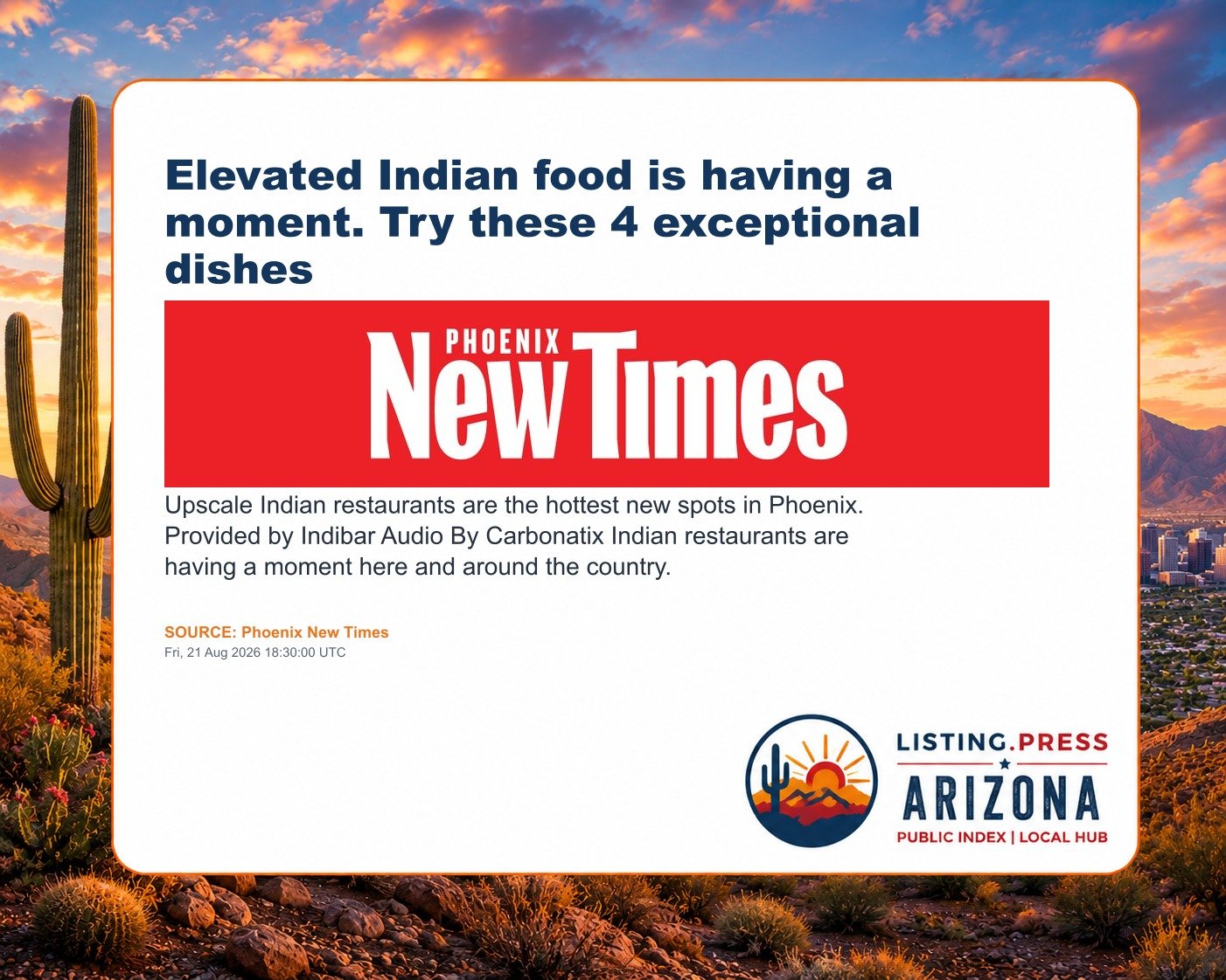 Elevated Indian food is having a moment. Try these 4 exceptional dishes