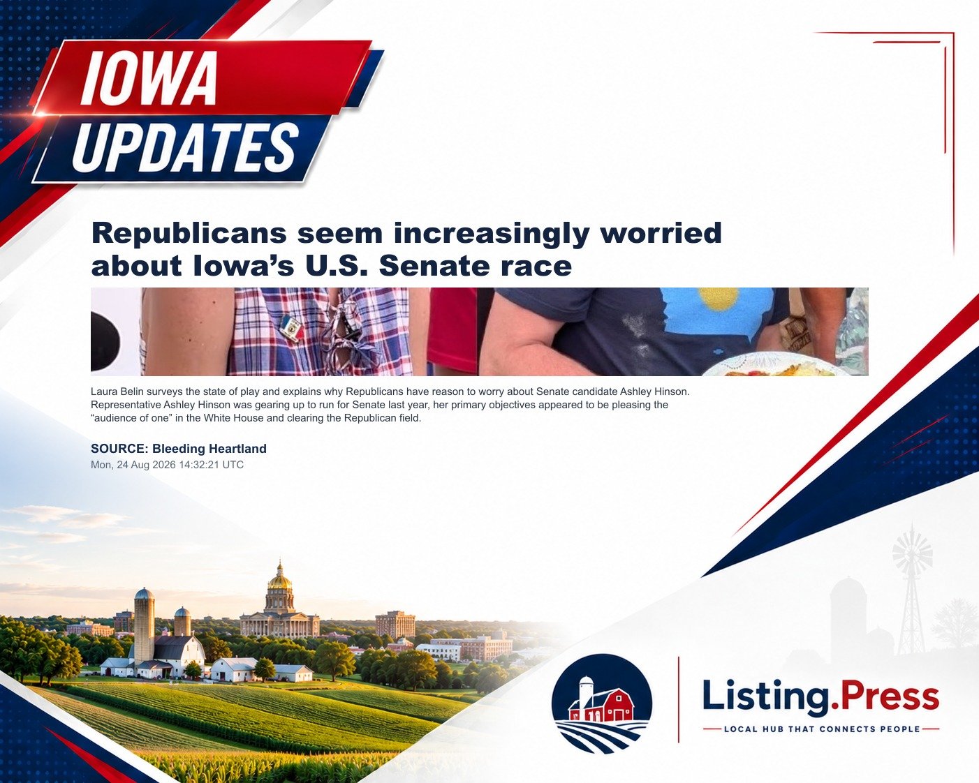 Republicans seem increasingly worried about Iowa’s U.S. Senate race