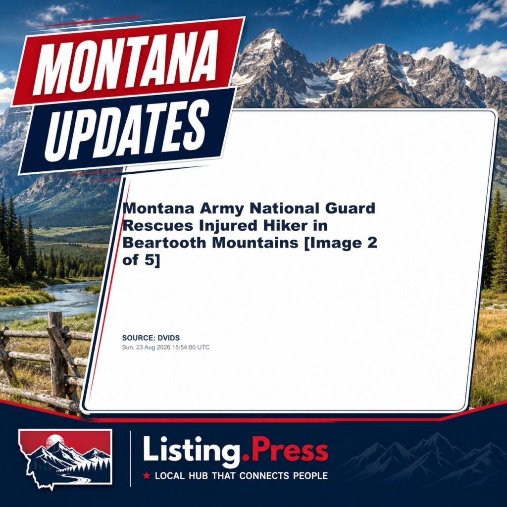 Montana Army National Guard Rescues Injured Hiker in Beartooth Mountains [Image 2 of 5]