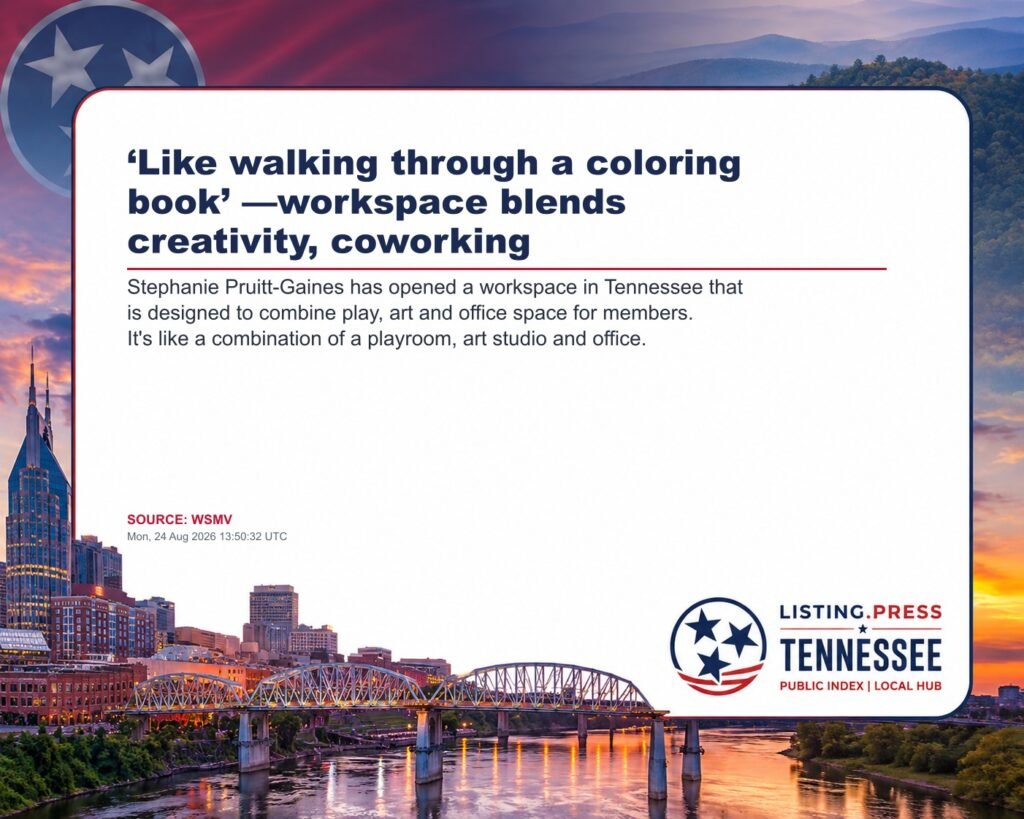 ‘Like walking through a coloring book’ —workspace blends creativity, coworking