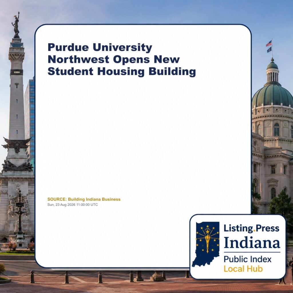 Purdue University Northwest Opens New Student Housing Building