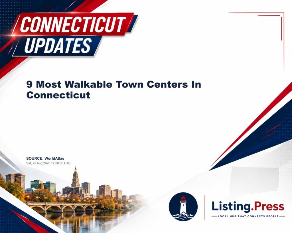 9 Most Walkable Town Centers In Connecticut