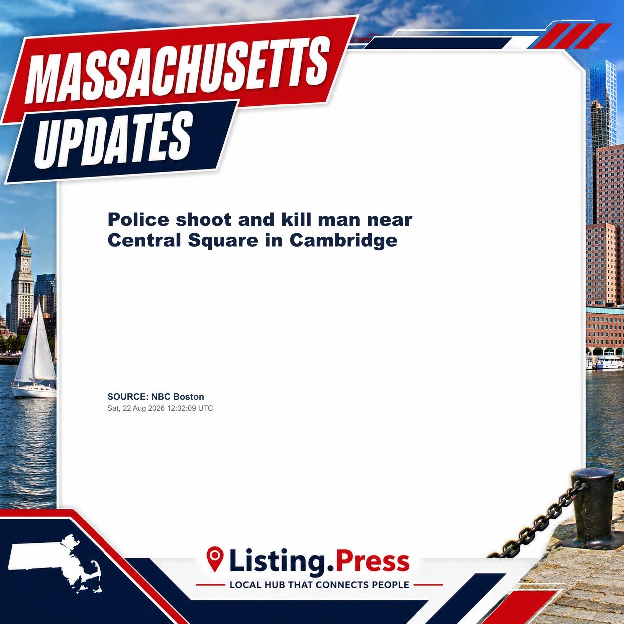 Police shoot and kill man near Central Square in Cambridge