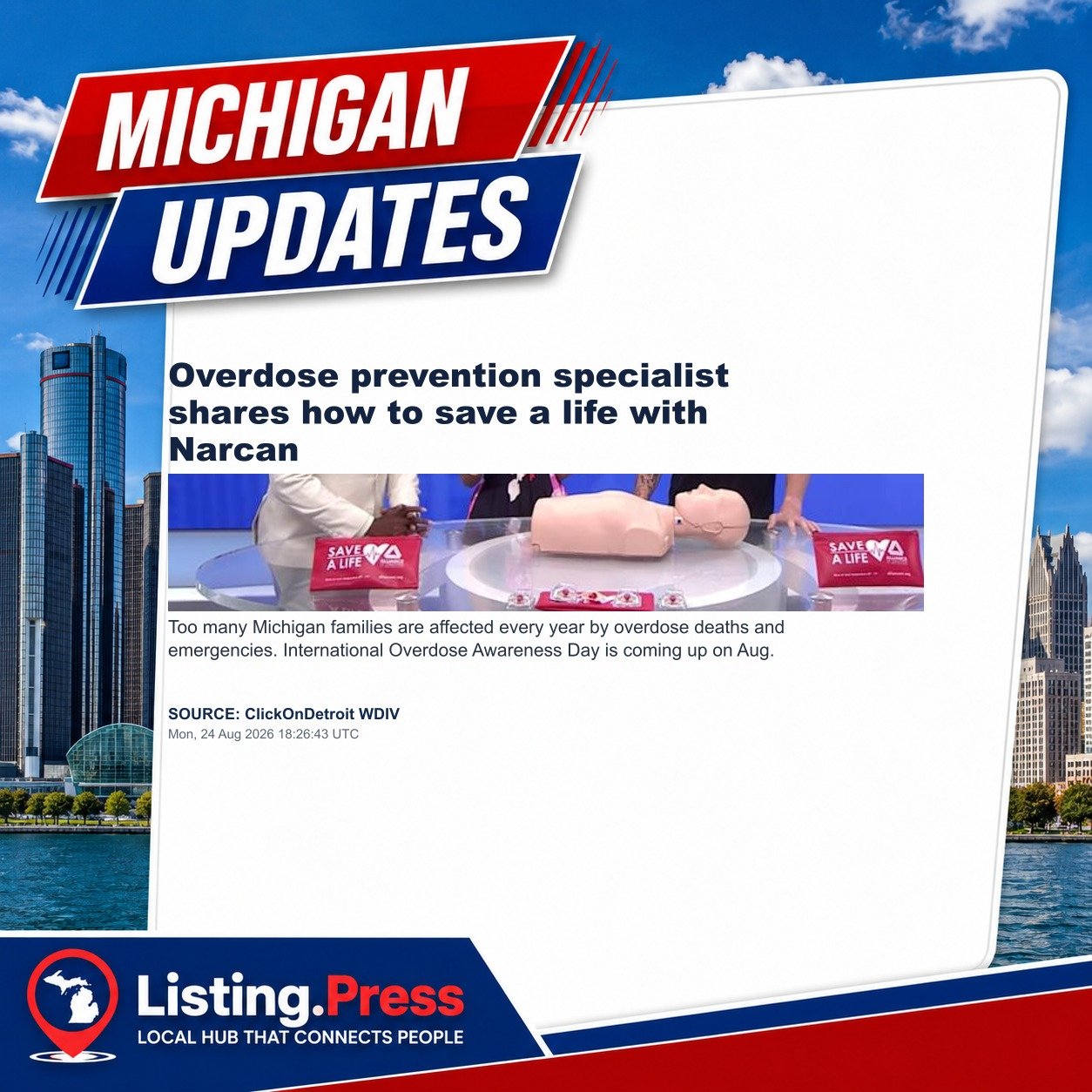 Overdose prevention specialist shares how to save a life with Narcan