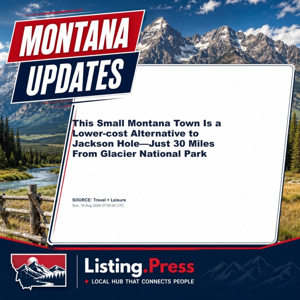This Small Montana Town Is a Lower-cost Alternative to Jackson Hole—Just 30 Miles From Glacier National Park