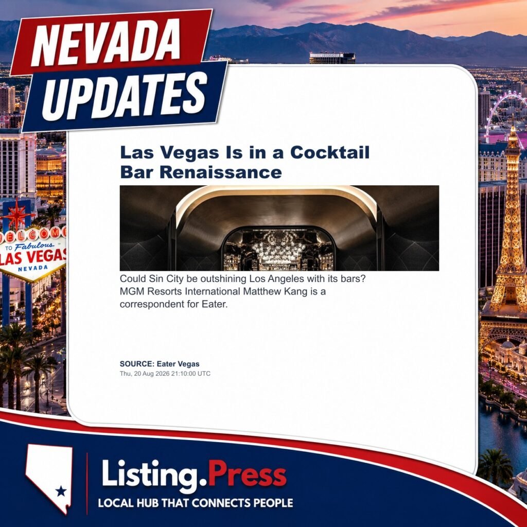 Las Vegas Is in a Cocktail Bar Renaissance