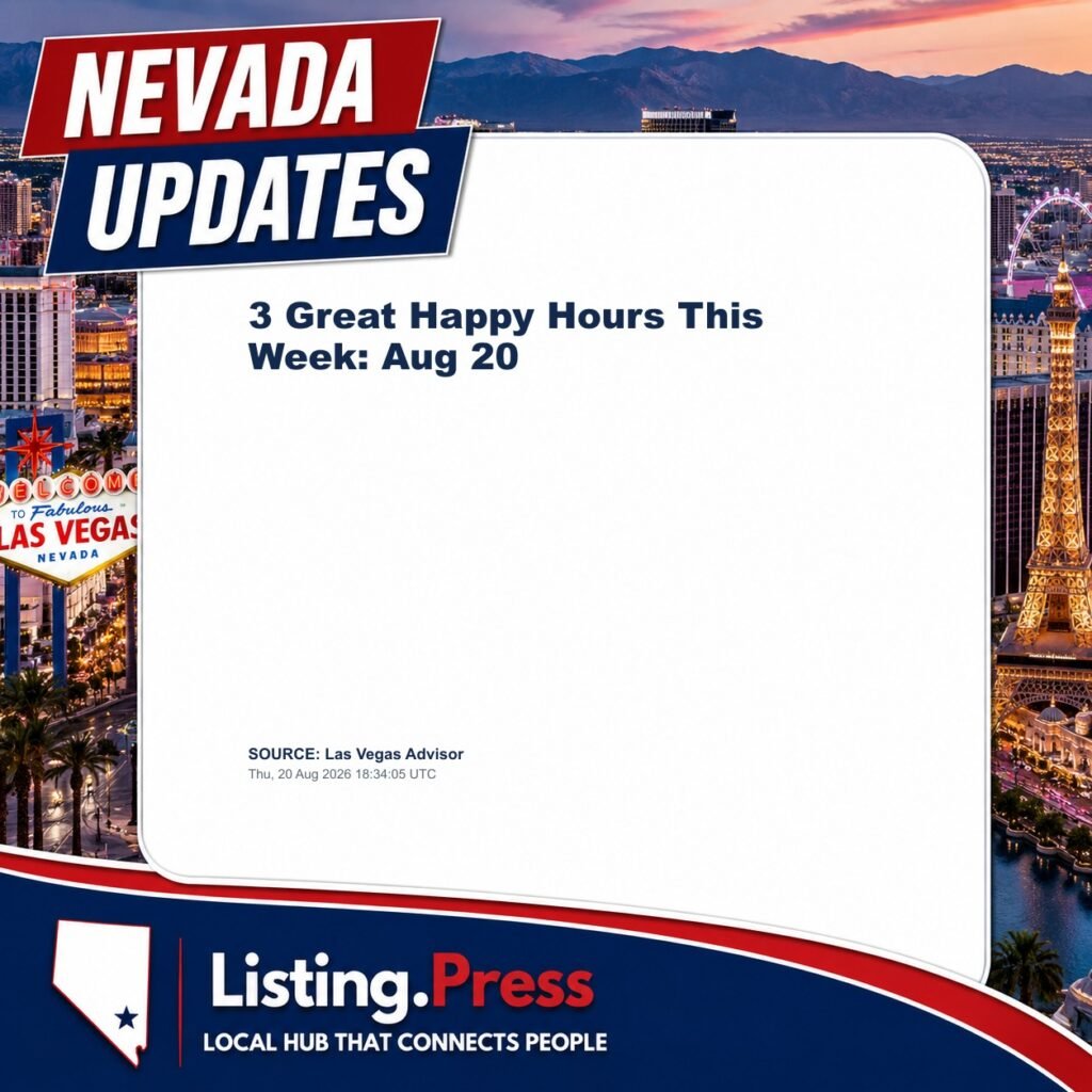 3 Great Happy Hours This Week: Aug 20