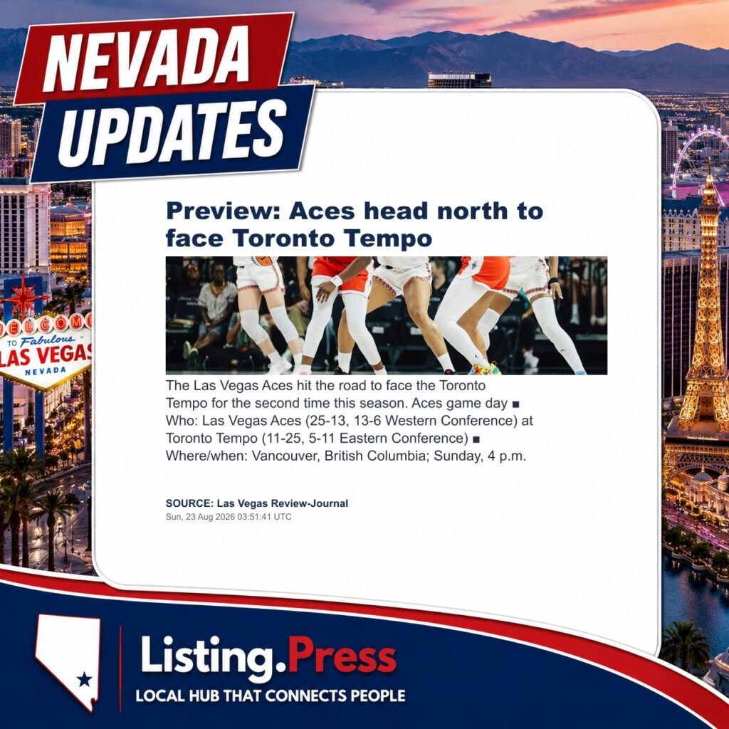 Preview: Aces head north to face Toronto Tempo