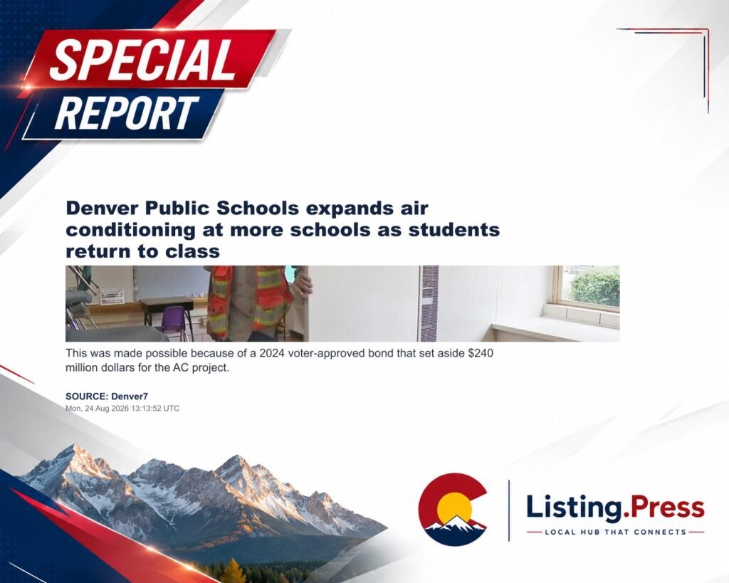 Denver Public Schools expands air conditioning at more schools as students return to class