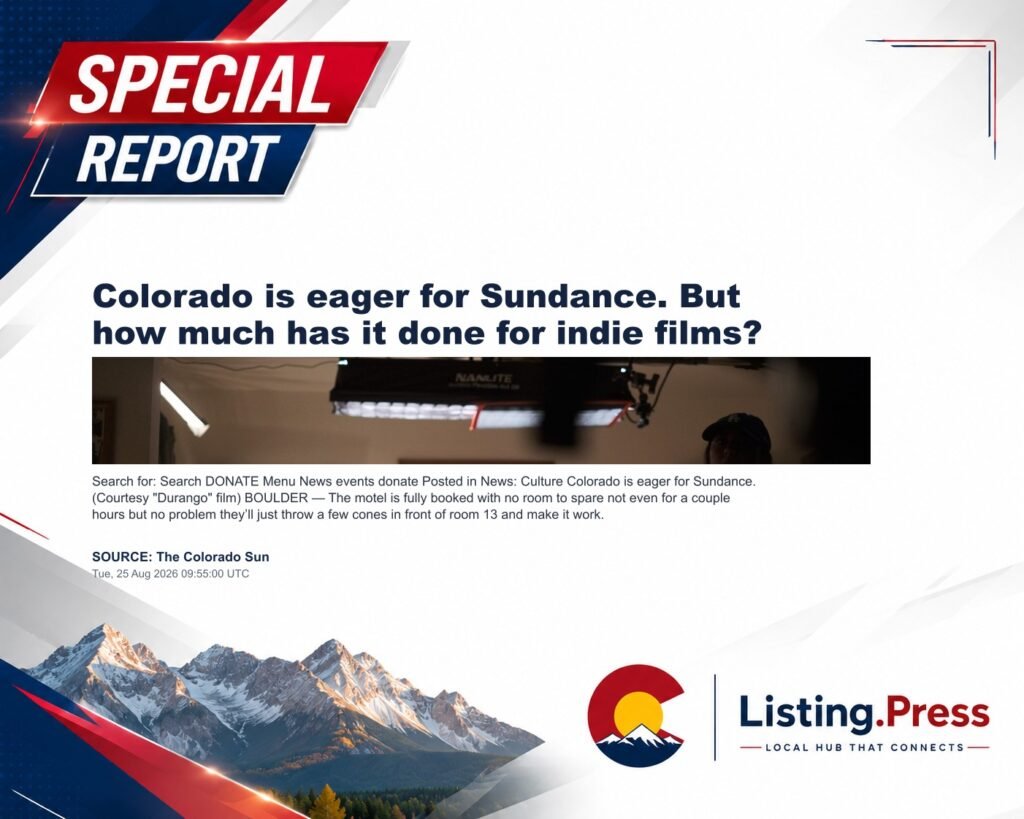 Colorado is eager for Sundance. But how much has it done for indie films?