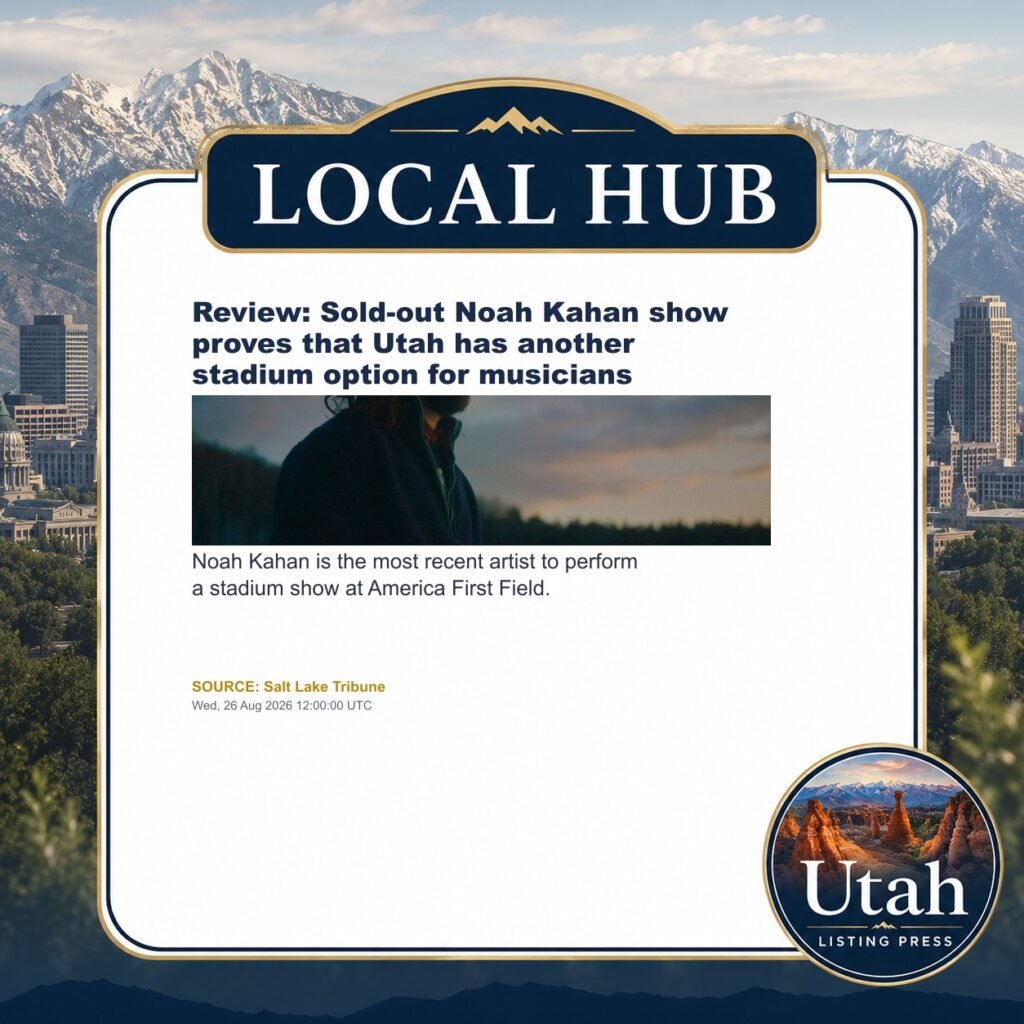 Review: Sold-out Noah Kahan show proves that Utah has another stadium option for musicians