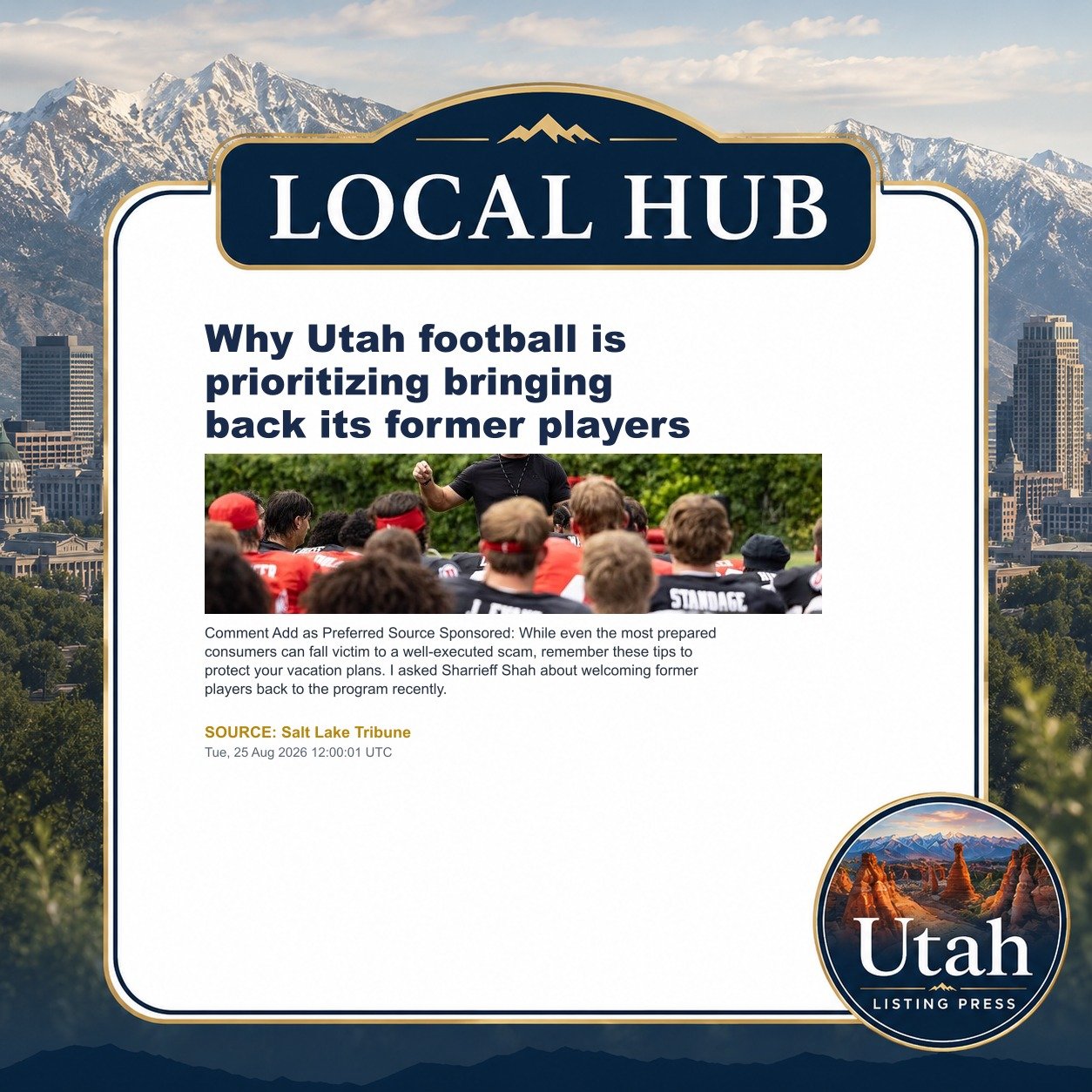 Why Utah football is prioritizing bringing back its former players
