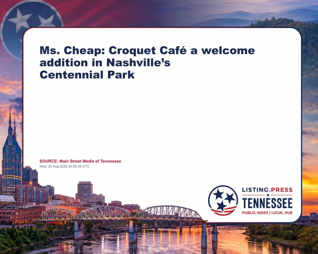 Ms. Cheap: Croquet Café a welcome addition in Nashville’s Centennial Park