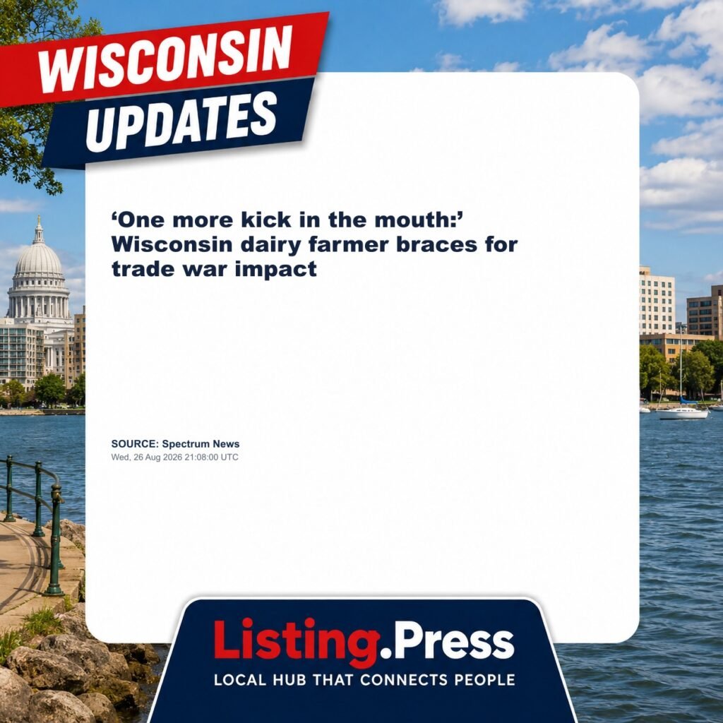 ‘One more kick in the mouth:’ Wisconsin dairy farmer braces for trade war impact