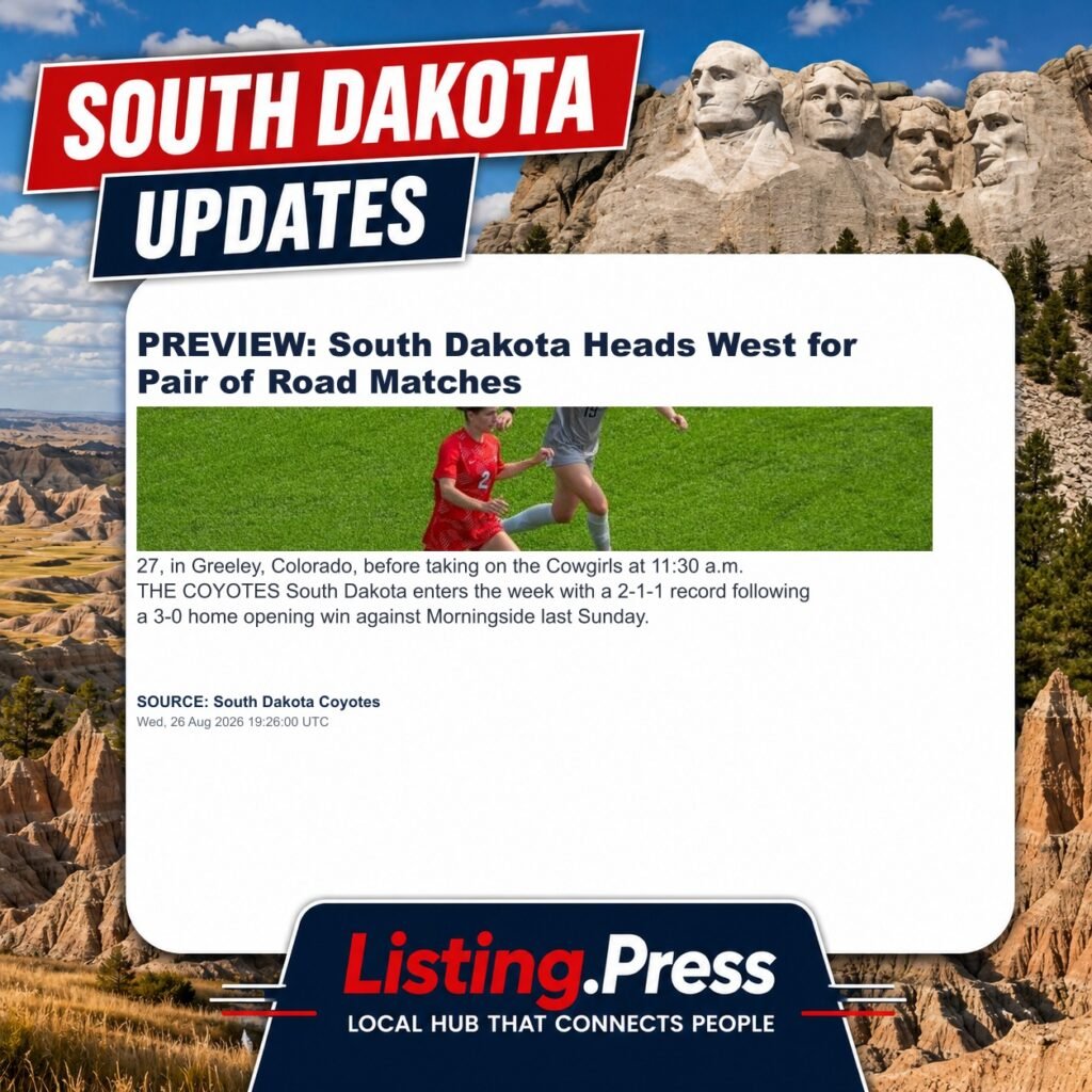 PREVIEW: South Dakota Heads West for Pair of Road Matches