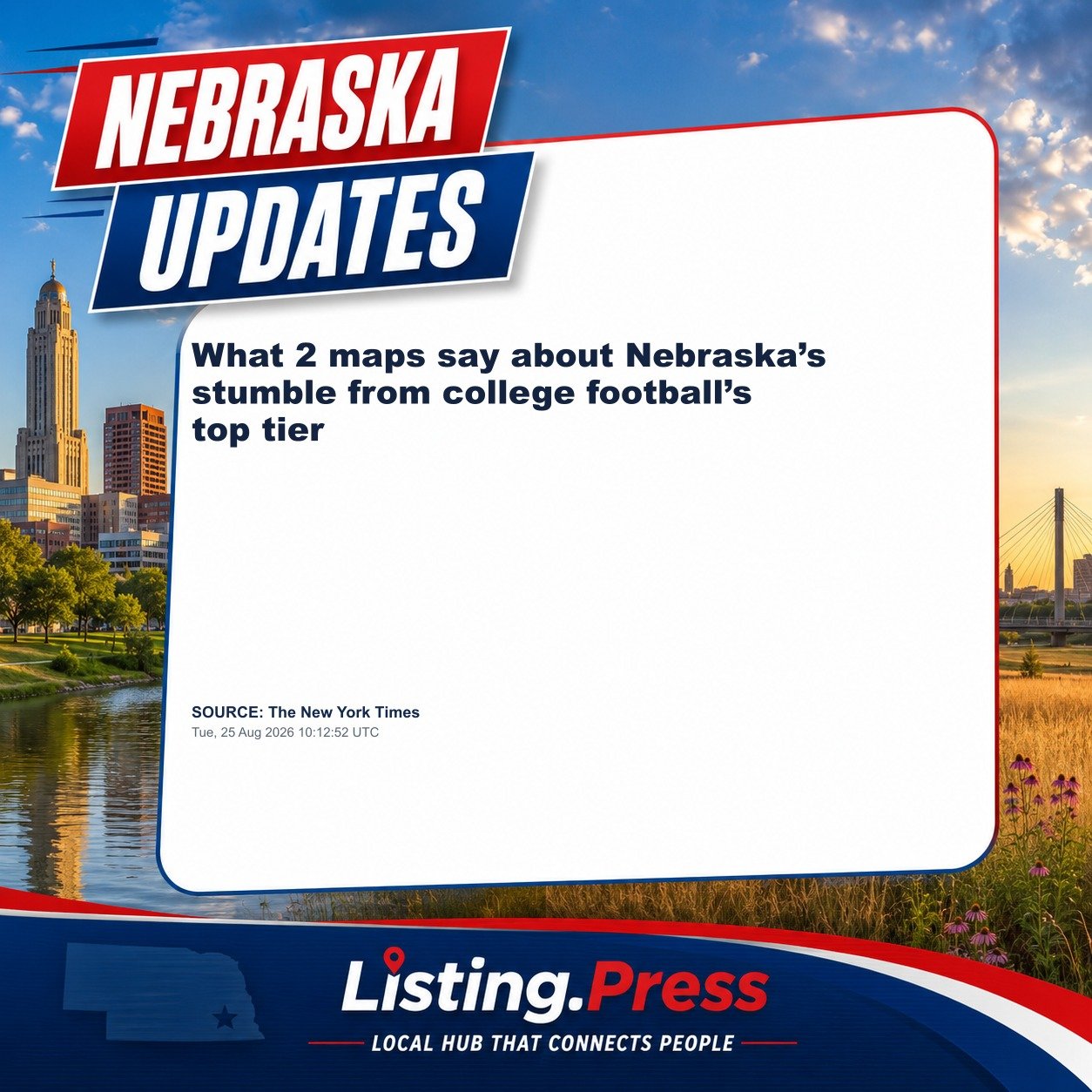 What 2 maps say about Nebraska’s stumble from college football’s top tier