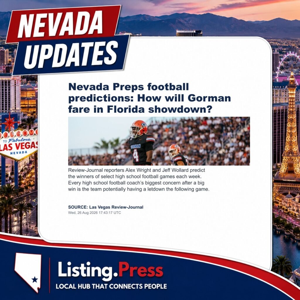 Nevada Preps football predictions: How will Gorman fare in Florida showdown?