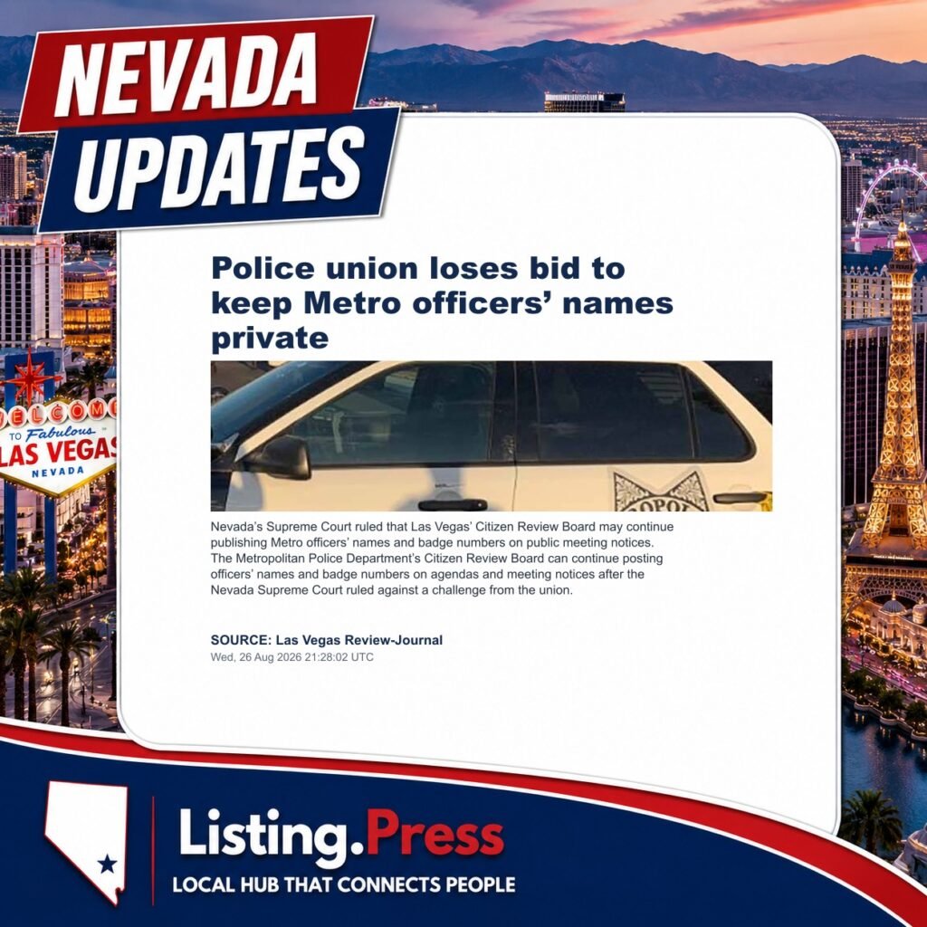 Police union loses bid to keep Metro officers’ names private