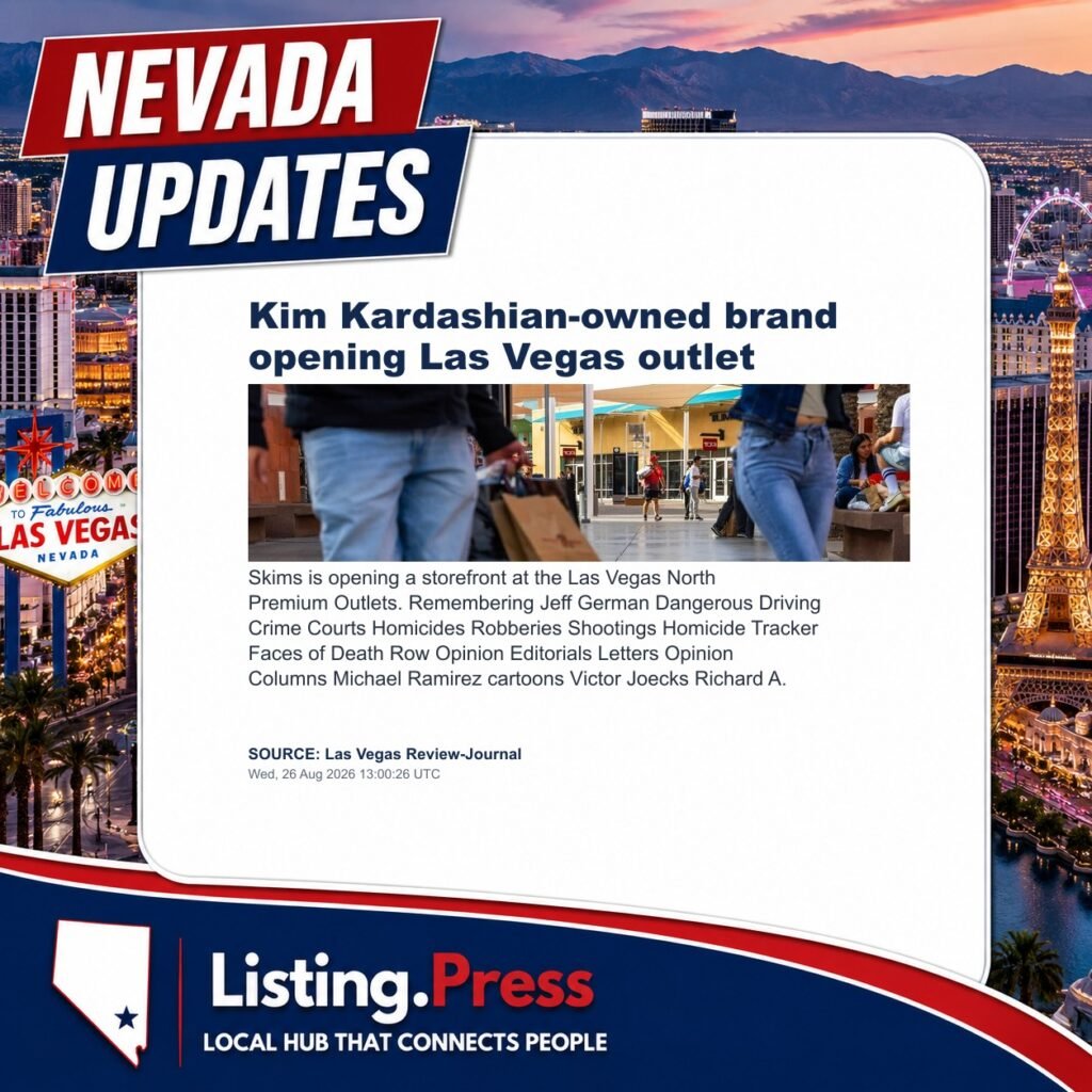 Kim Kardashian-owned brand opening Las Vegas outlet