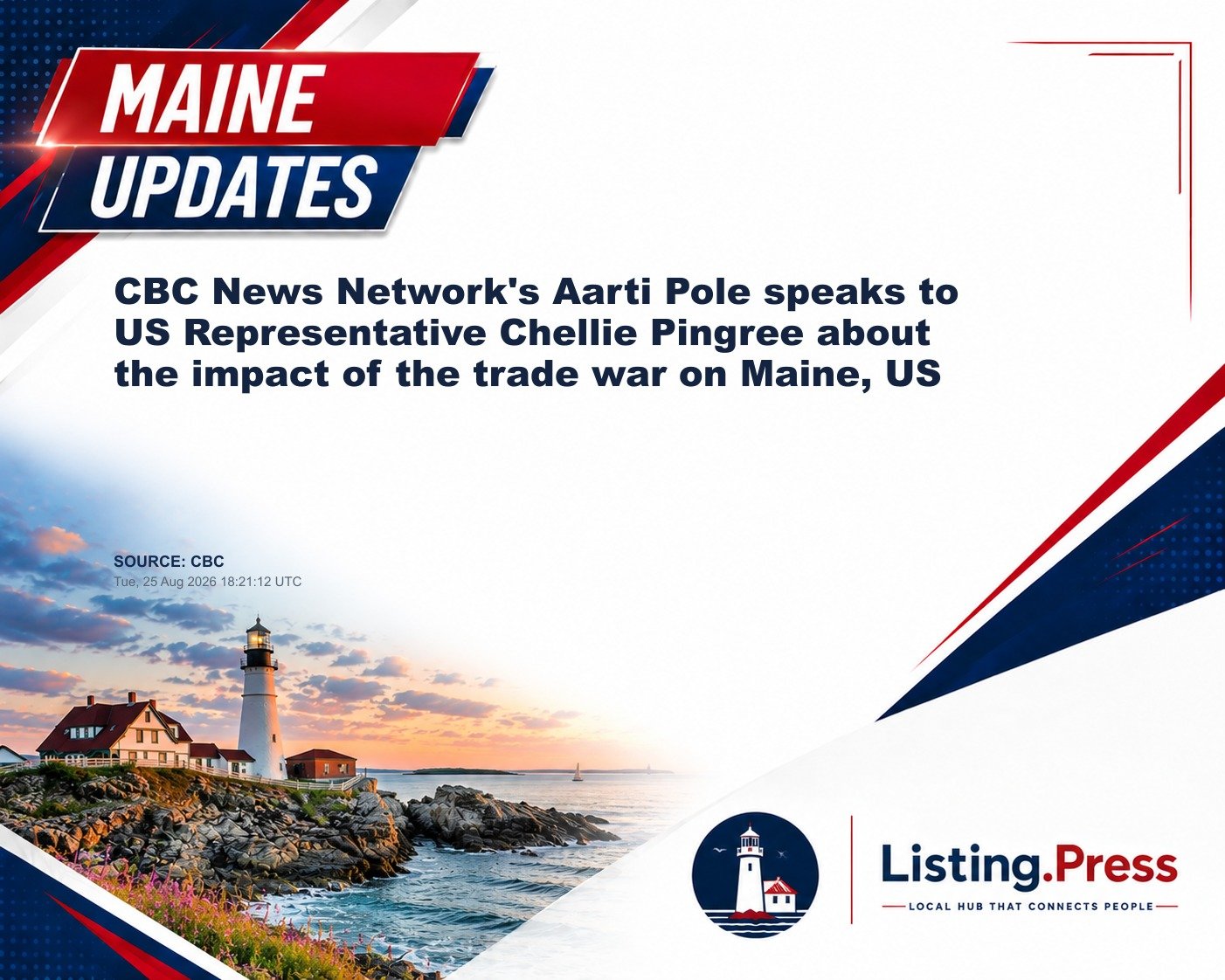 CBC News Network's Aarti Pole speaks to US Representative Chellie Pingree about the impact of the trade war on Maine, US