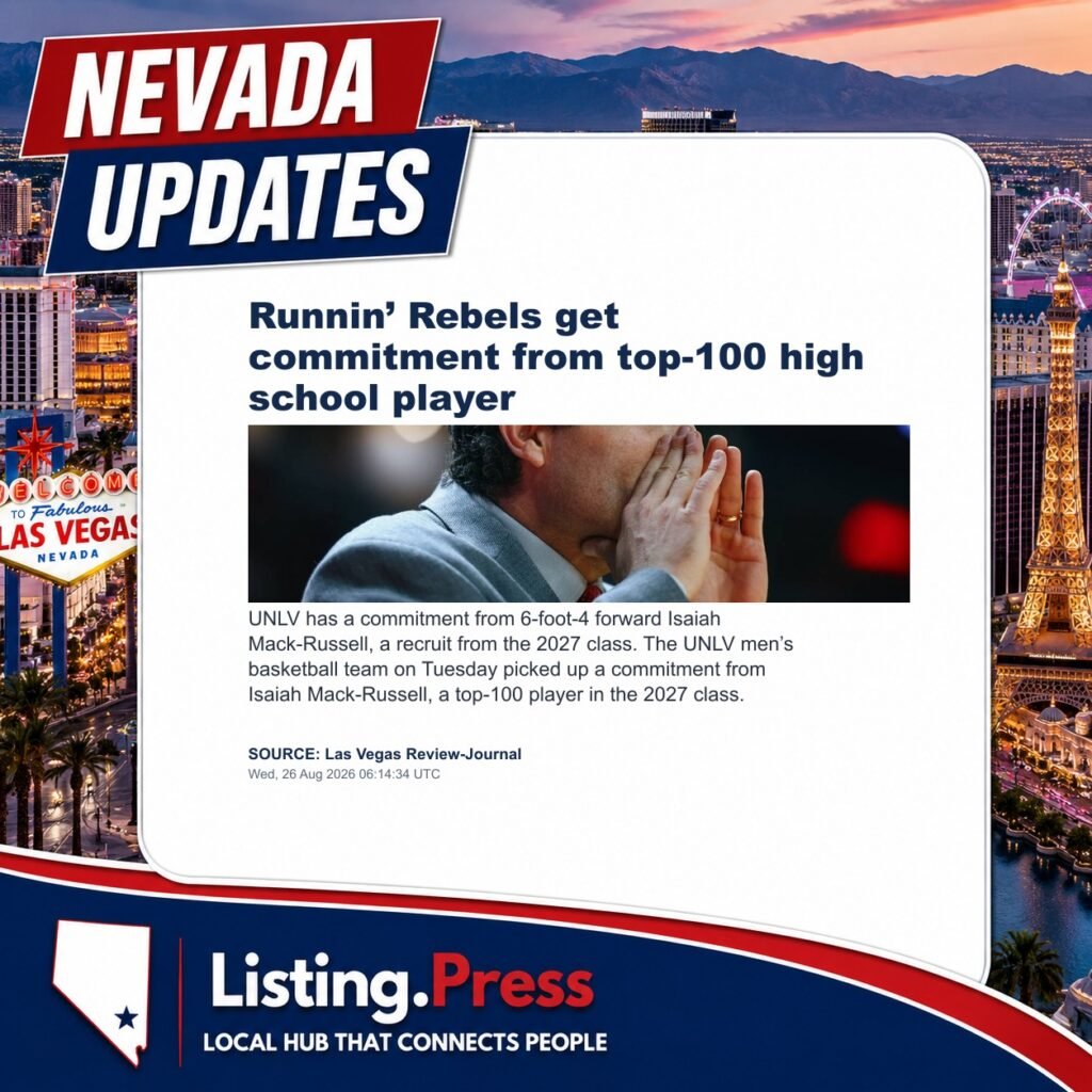 Runnin’ Rebels get commitment from top-100 high school player